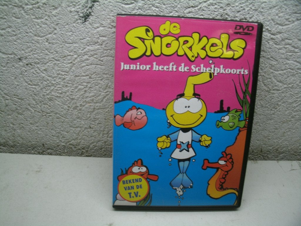 dvd 247k de snorkels schelpkoorts, Alle leeftijden, Ophalen of Verzenden, Zo goed als nieuw
