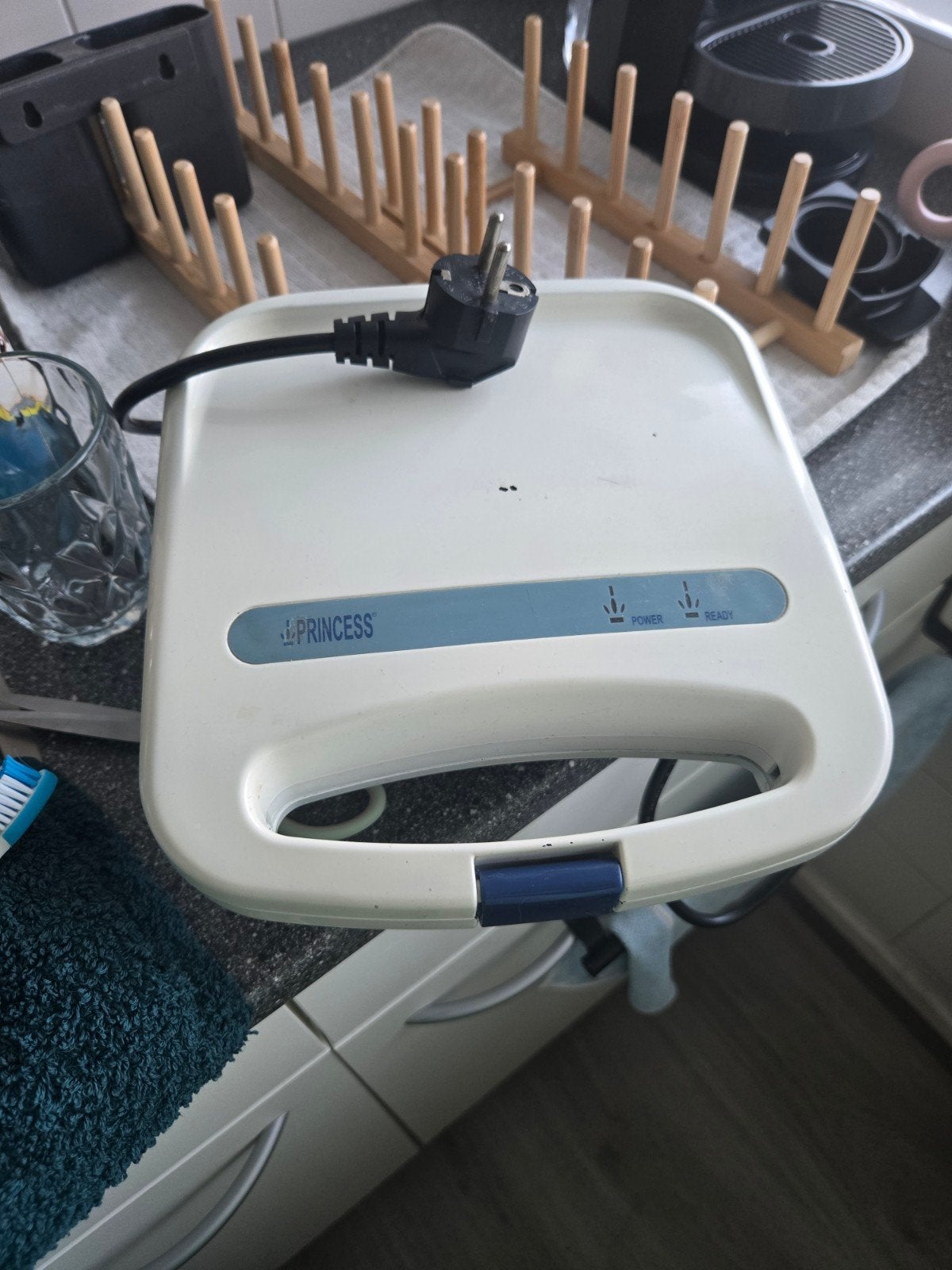 Princess tosti-apparaat - Compact en gebruikt, Witgoed en Apparatuur, Broodroosters, Ophalen, Gebruikt