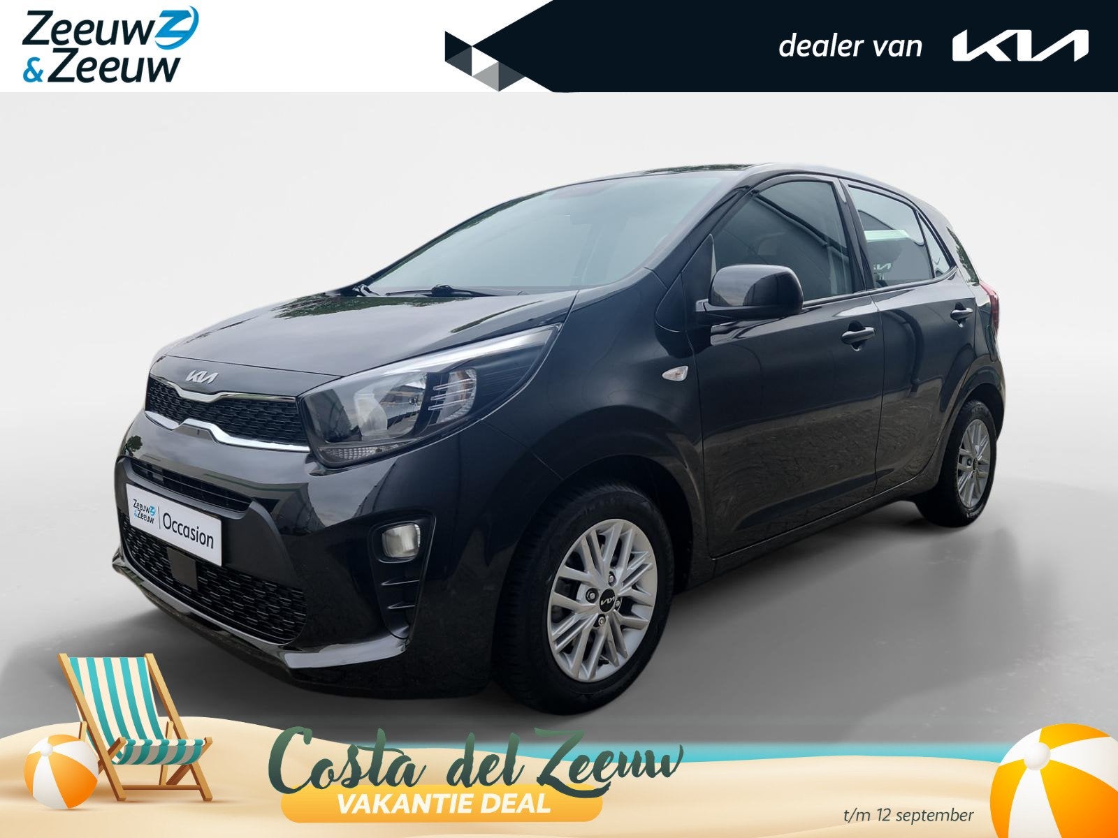 Kia Picanto 1.0 DPi DynamicLine | Navi | Camera | Apple Carp, Auto's, Kia, Voorwielaandrijving, 12 maanden, Stof, Gebruikt