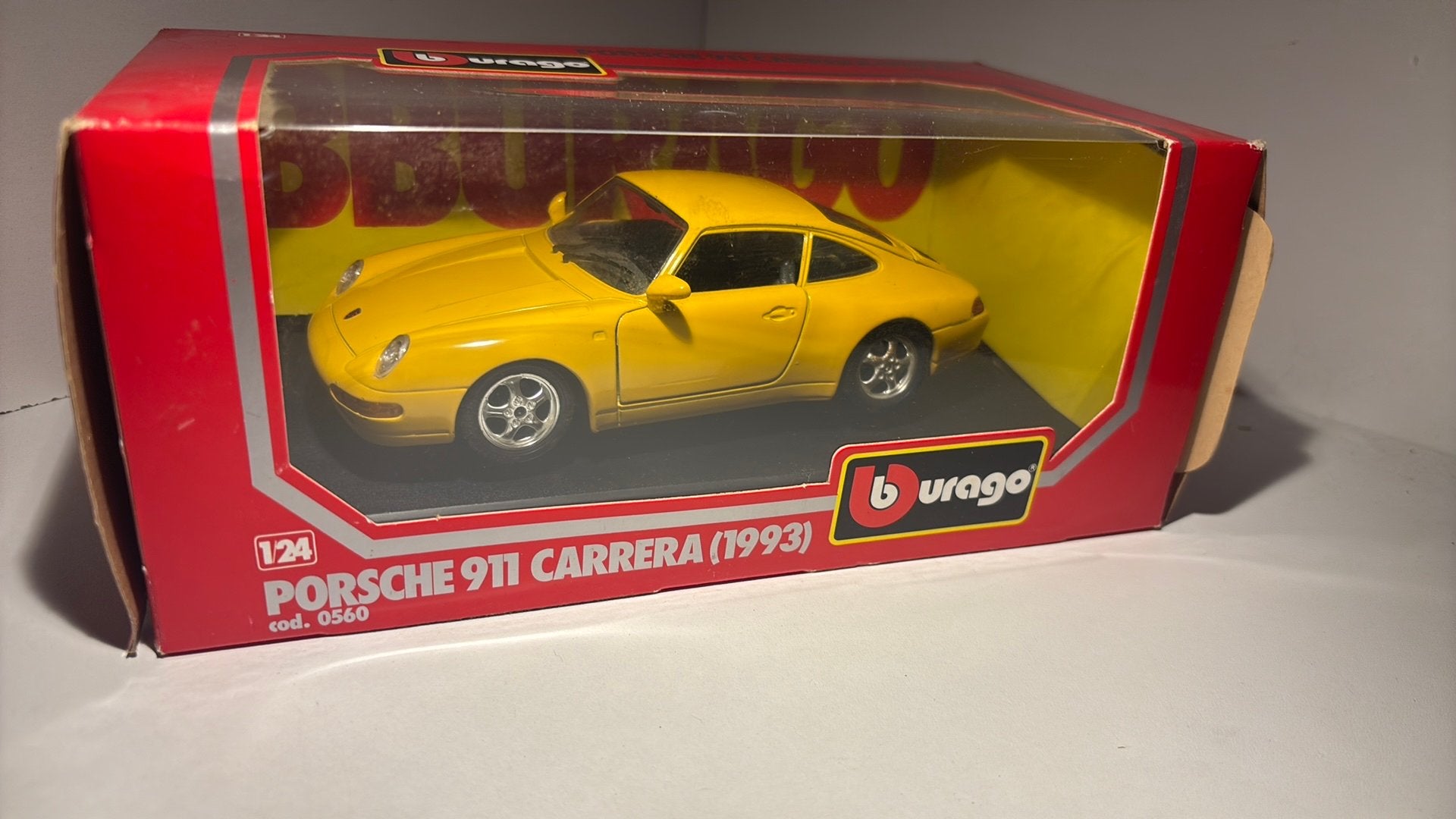 Porsche 911 Carrera Bburago 1.24, Ophalen of Verzenden, Bburago, A, A