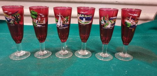 wijnglazen rood italiaans, Ophalen of Verzenden, 'T Olde Gre-j, Info@toldegrej.nl, Endepoelstraat 20f Didam