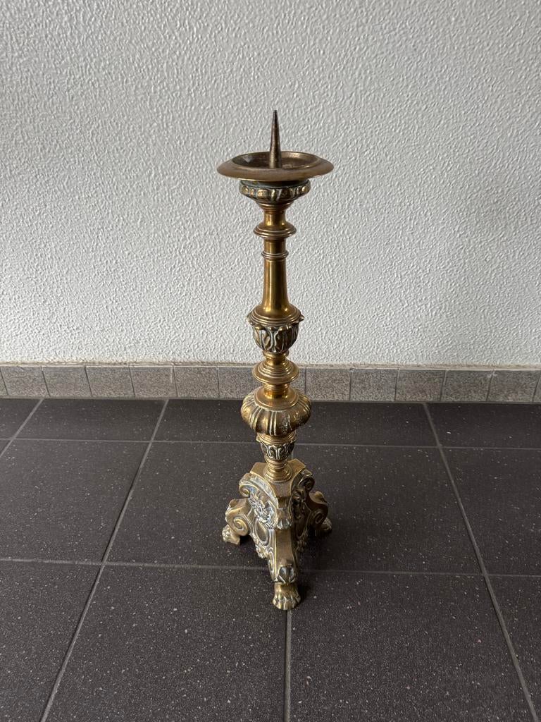 Vintage kandelaar, Antiek en Kunst, Antiek | Kandelaars, Ophalen, Koper of Brons