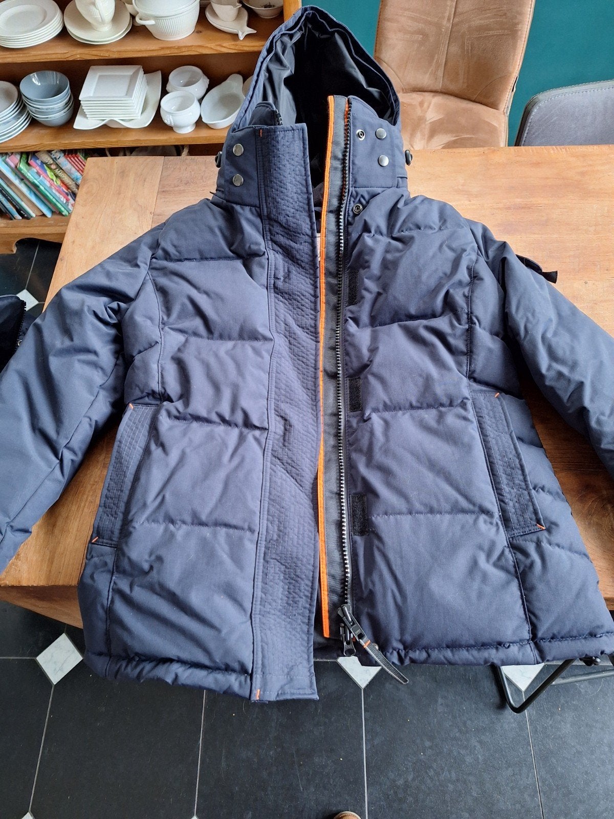 mooie OSC winterjas parka XL, Ophalen of Verzenden, Zo goed als nieuw, Maat 46/48 (XL) of groter, Blauw