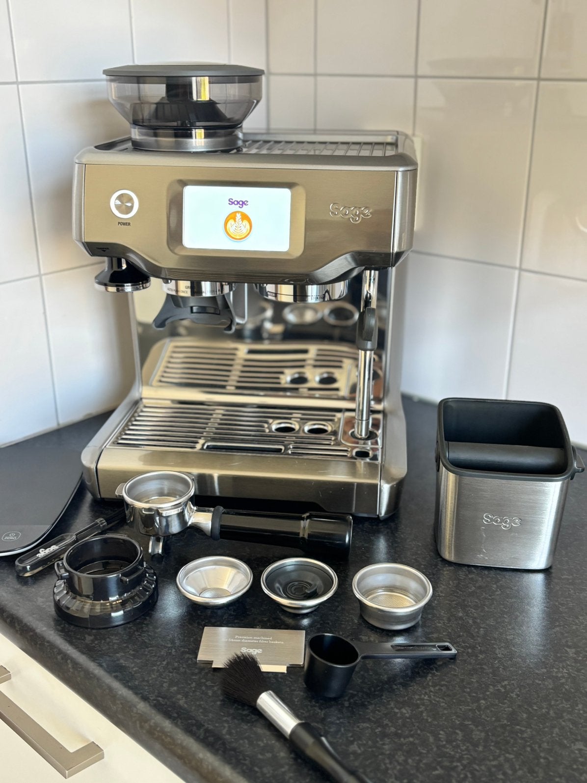 Sage Barista Touch – zeer nette staat - 2 mnd garantie, Witgoed en Apparatuur, Koffiezetapparaten, Ophalen, Espresso apparaat