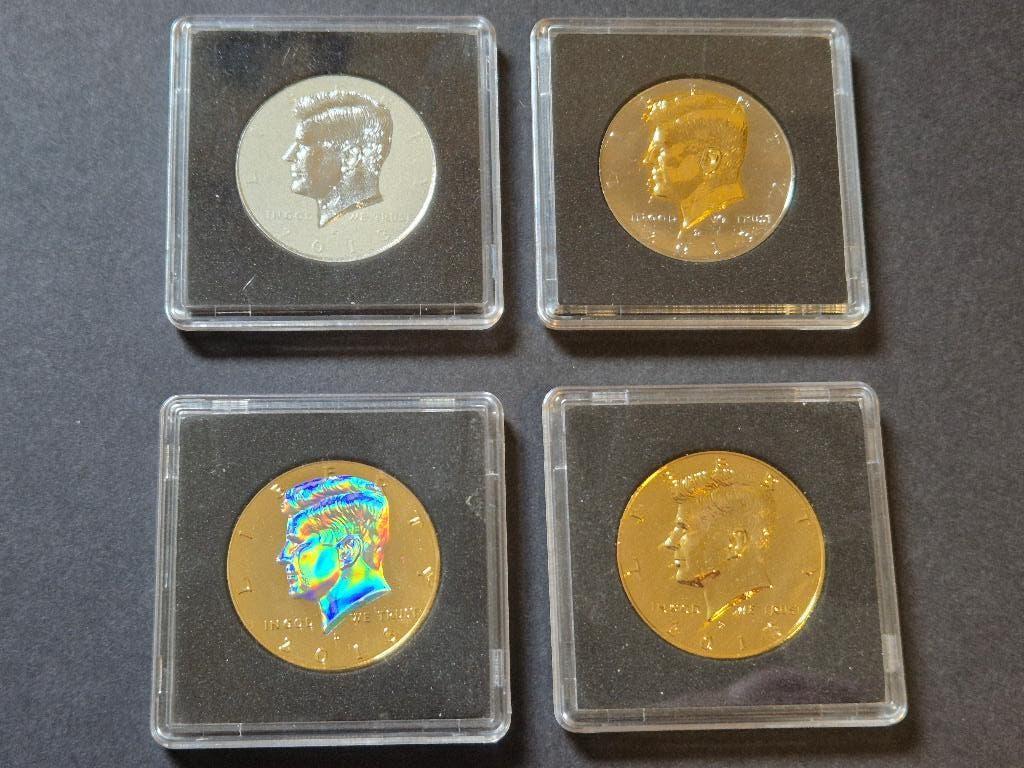 USA 1/2 Dollar 2013 Proof Set JFK o.a. Silver & Gold Plated, Postzegels en Munten, Munten | Amerika, Ophalen of Verzenden, Noord-Amerika