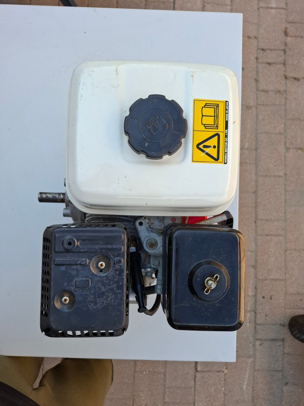 Honda GX160 5.5 pk benzinemotor - Weinig draaiuren, Doe-het-zelf en Verbouw, Motoren, Ophalen of Verzenden, Zo goed als nieuw