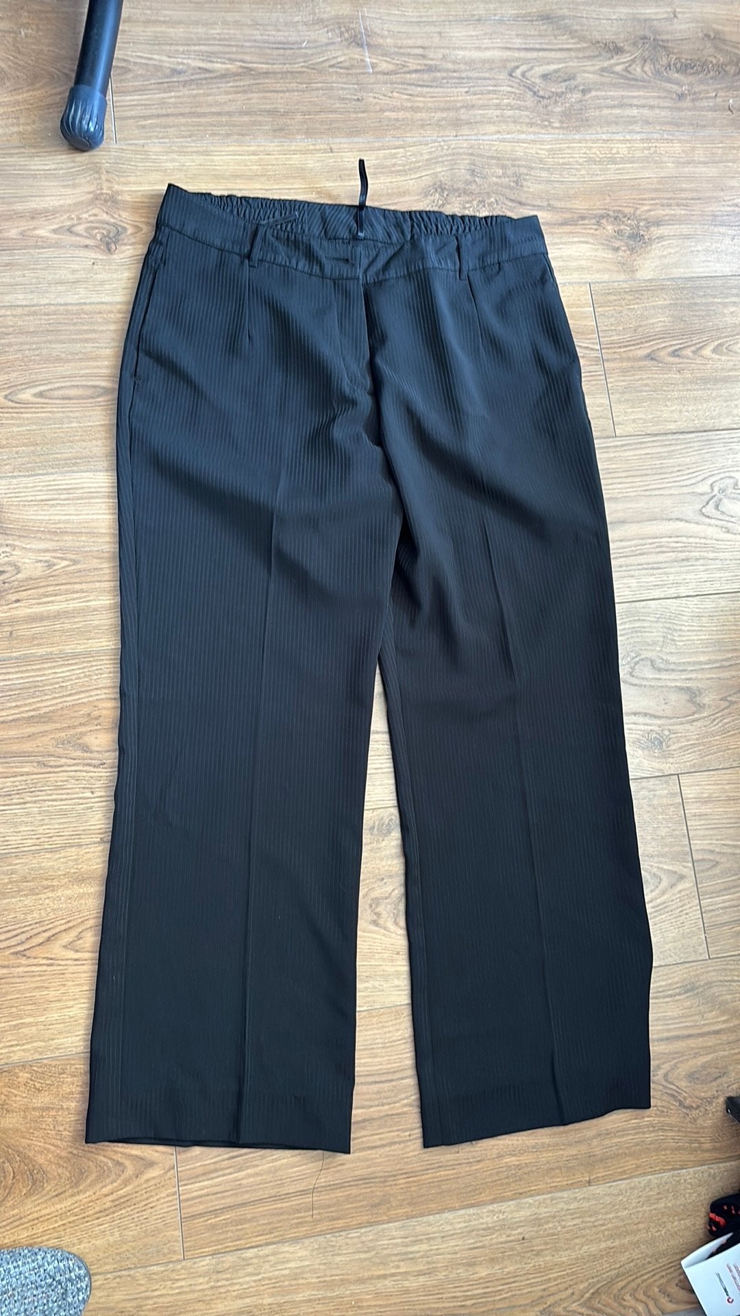 Broek Ulla Popken, Zwart, Maat 42/44 (L), Nieuw, Ophalen of Verzenden