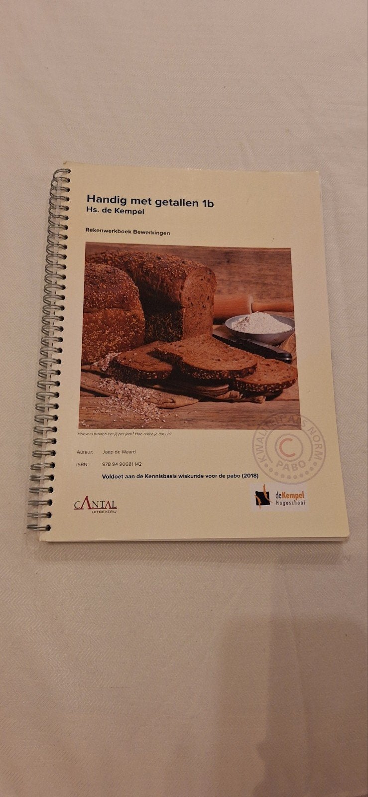 Handig met getallen 1b - Rekenwerkboek Bewerkingen PABO, Wiskunde A, Hs. de Kempel, Ophalen of Verzenden, Zo goed als nieuw