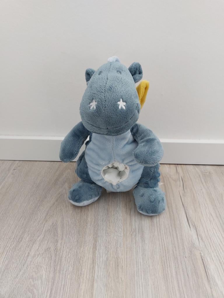 Knuffel noukies Victor de draak dragon L1469, Ophalen of Verzenden, Zo goed als nieuw, Overige typen
