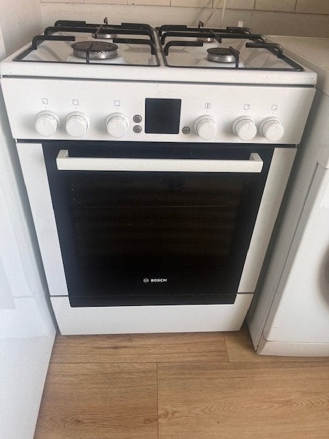gasfornuis/oven, Witgoed en Apparatuur, Fornuizen, Ophalen, Gebruikt, Warmhoudplaat, 4 kookzones