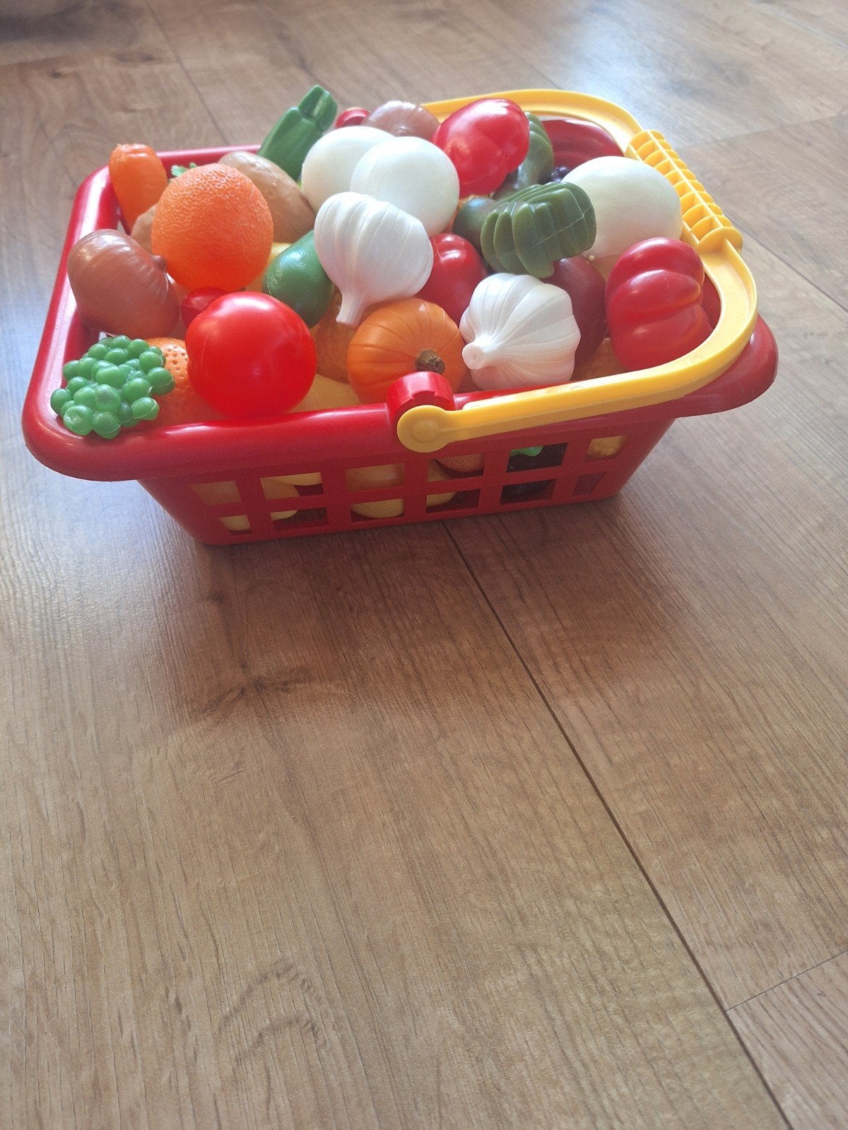 Speelgoed boodschappenmand met groenten en fruit, Ophalen of Verzenden, Gebruikt, Overige typen