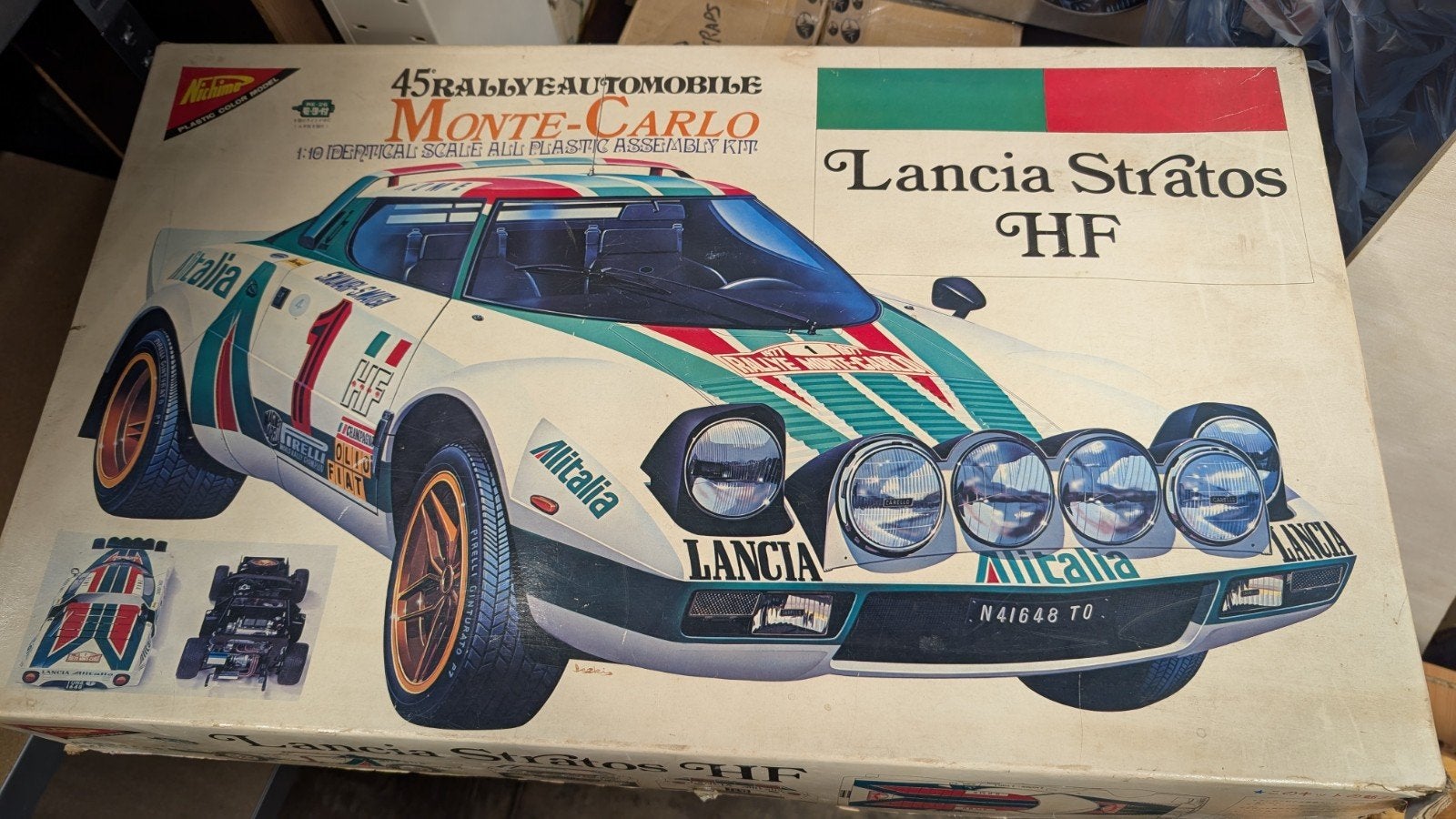 Nichimo Lancia Stratos 1:10, Overige merken, Auto, Groter dan 1:32, Ophalen of Verzenden