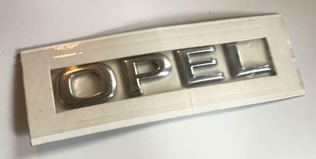 OPEL letters cijfers embleem - logo merkteken, Verzamelen, Automerken, Motoren en Formule 1, Ophalen of Verzenden, Nieuw, Auto's