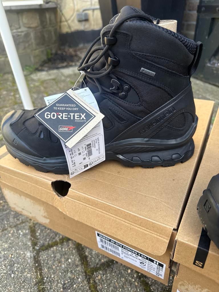 Salomon Quest 4D GTX Forces 2 schoenen maat 45 1/3, Ophalen of Verzenden, Nieuw, Zwart, Wandelschoenen of Bergschoenen