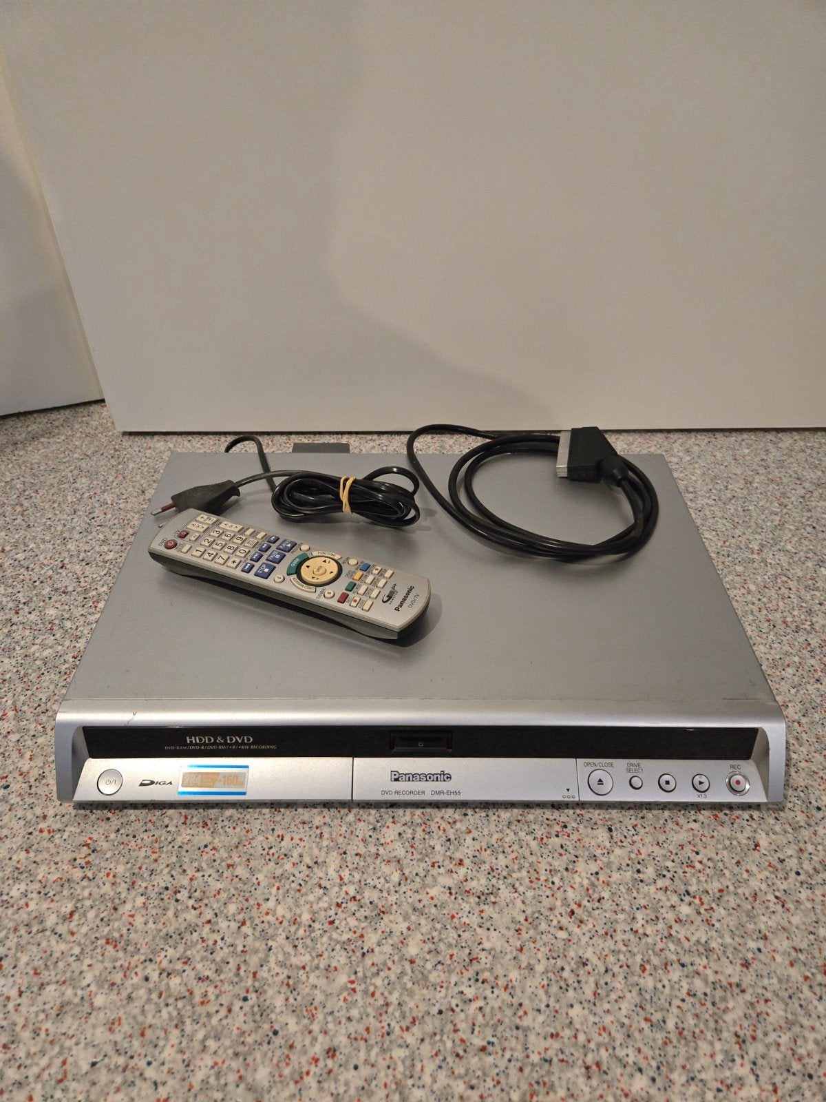 Panasonic DMR-EH55 DVD Recorder met HDD en afstandsbediening, Gebruikt, Panasonic, Met harddisk, Dvd-recorder