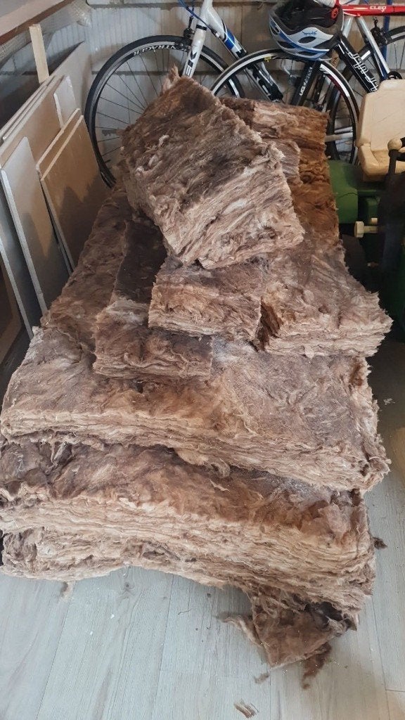 Glaswol 7cm dik, Ophalen, 4 tot 8 cm, Dakisolatie, Nieuw
