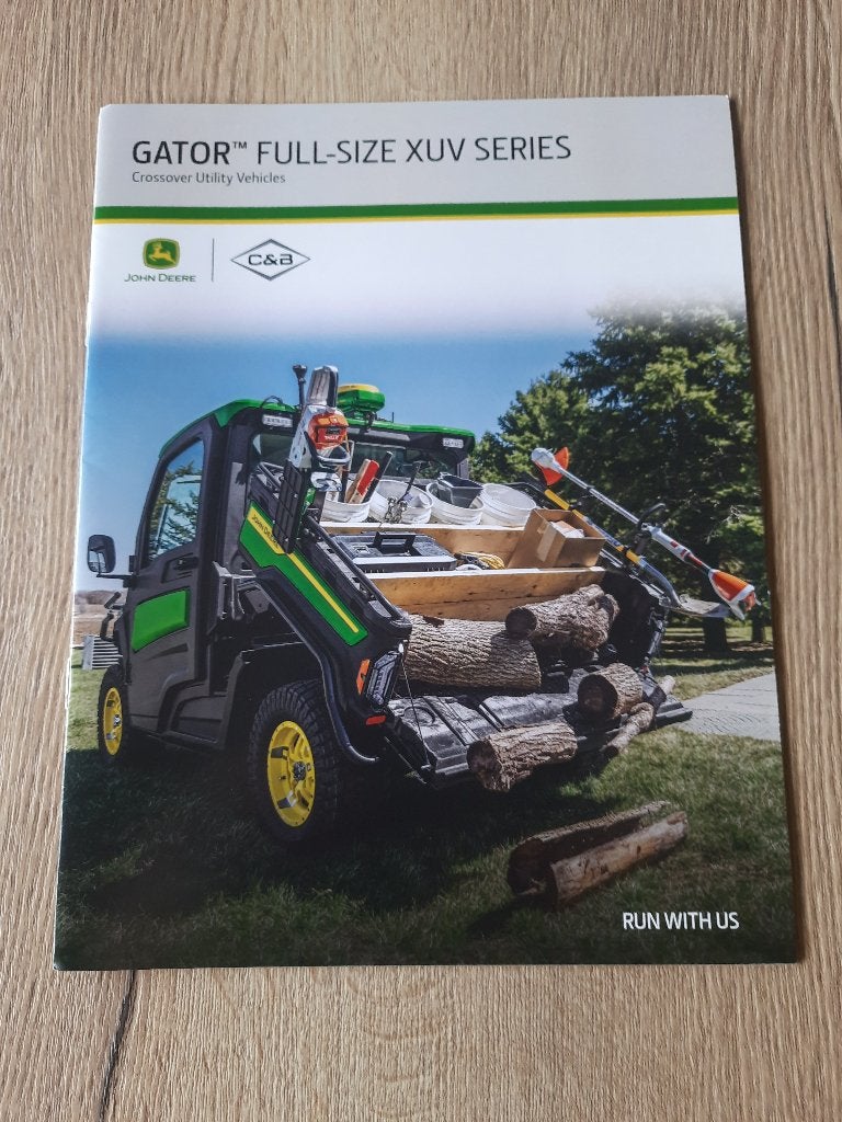 FOLDER JOHN DEERE GATOR XUV SERIES USA, Verzenden, Nieuw