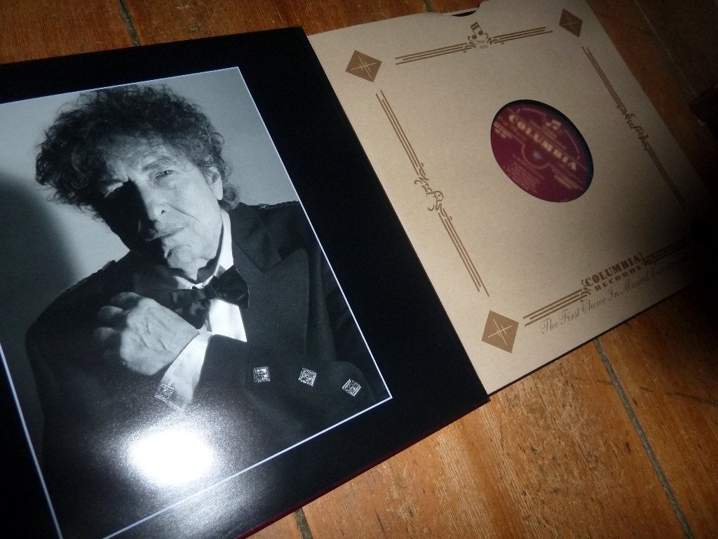 lp Bob Dylan Triplicate de 3-LP LUXE in bijna nieuw staat, Ophalen of Verzenden, Zo goed als nieuw, 12 inch