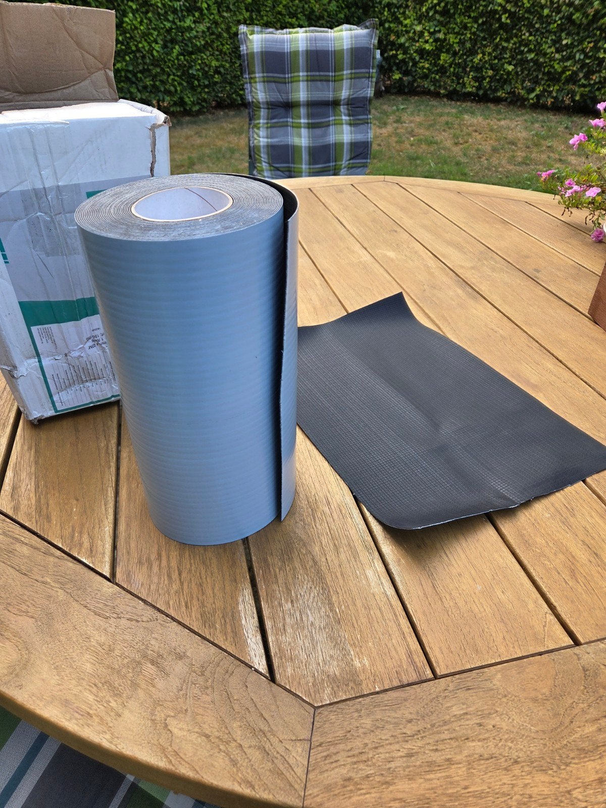 Zelfklevende EPDM Gootbekleding 30 cm breed 11,5 meter lang, Overige materialen, Zwart, Overige typen, Nieuw