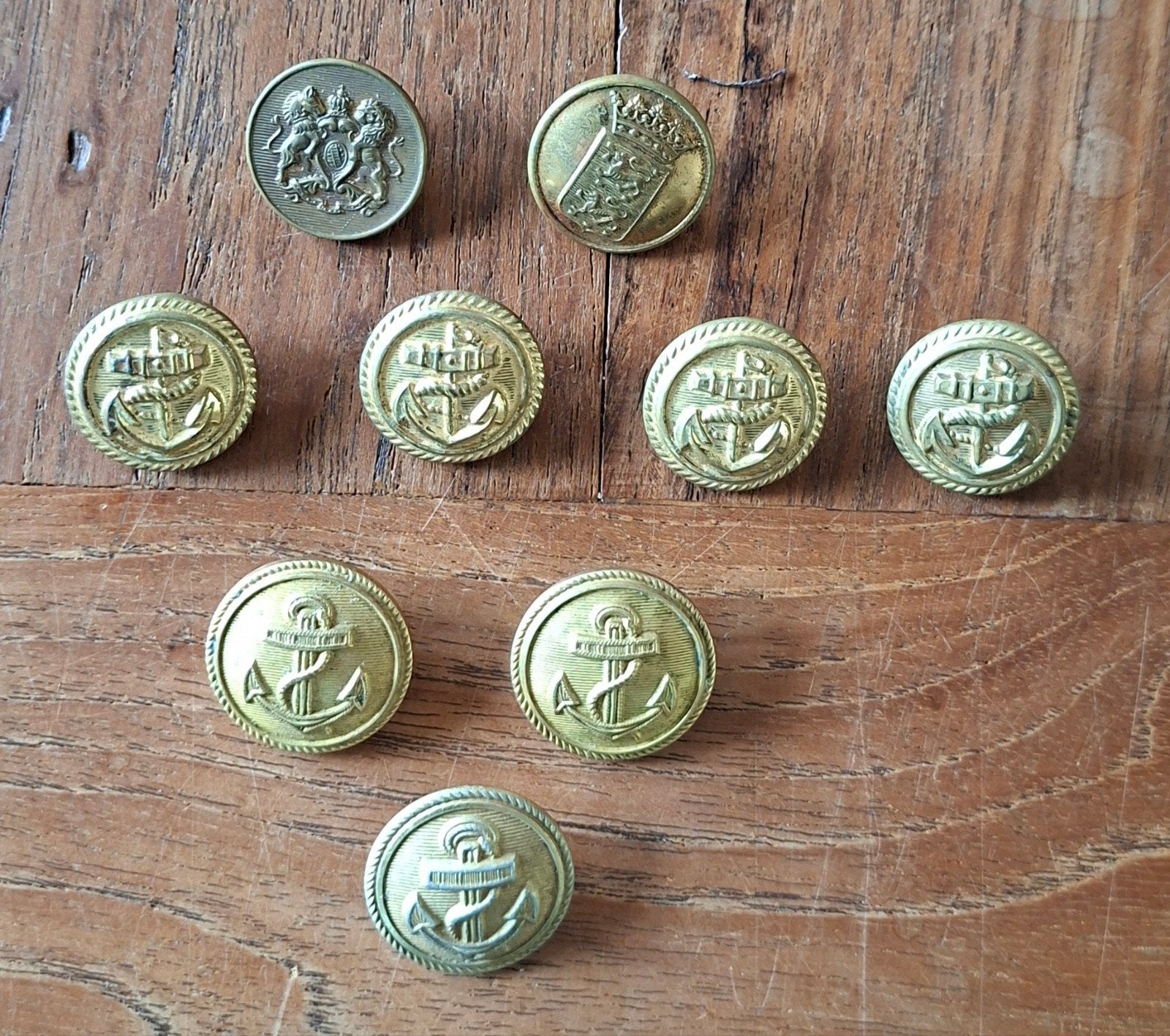 Diverse  munten Kriegs Marine - Engels, Verzamelen, Ophalen of Verzenden