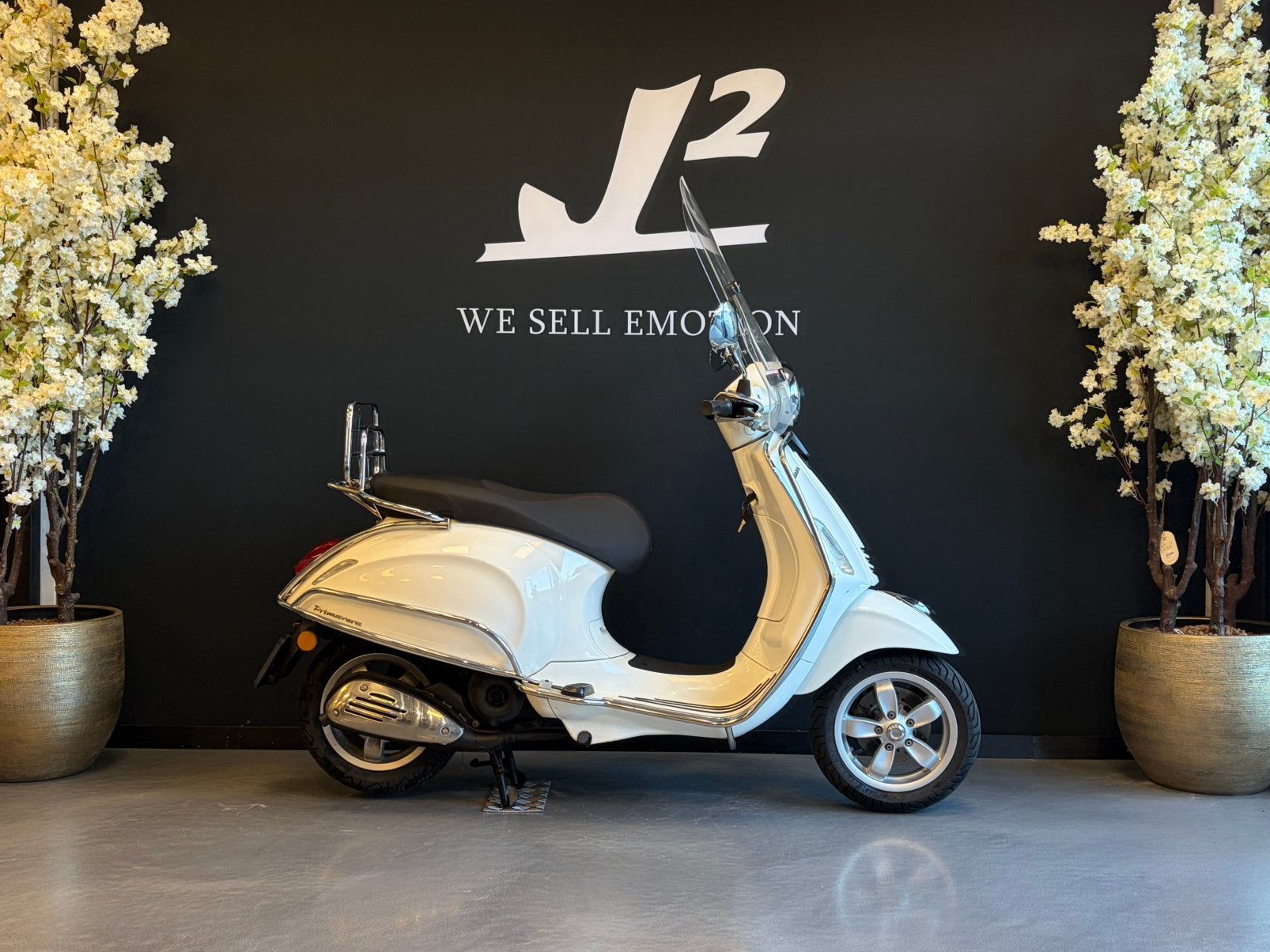 Vespa Primavera | Monte Bianco | Snor | 2017 | 16180 km, Gebruikt, Overige modellen, ., Ophalen of Verzenden