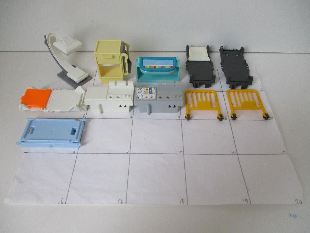 playmobil onderdelen ziekenhuis 2, Ophalen of Verzenden, Zo goed als nieuw, Los playmobil