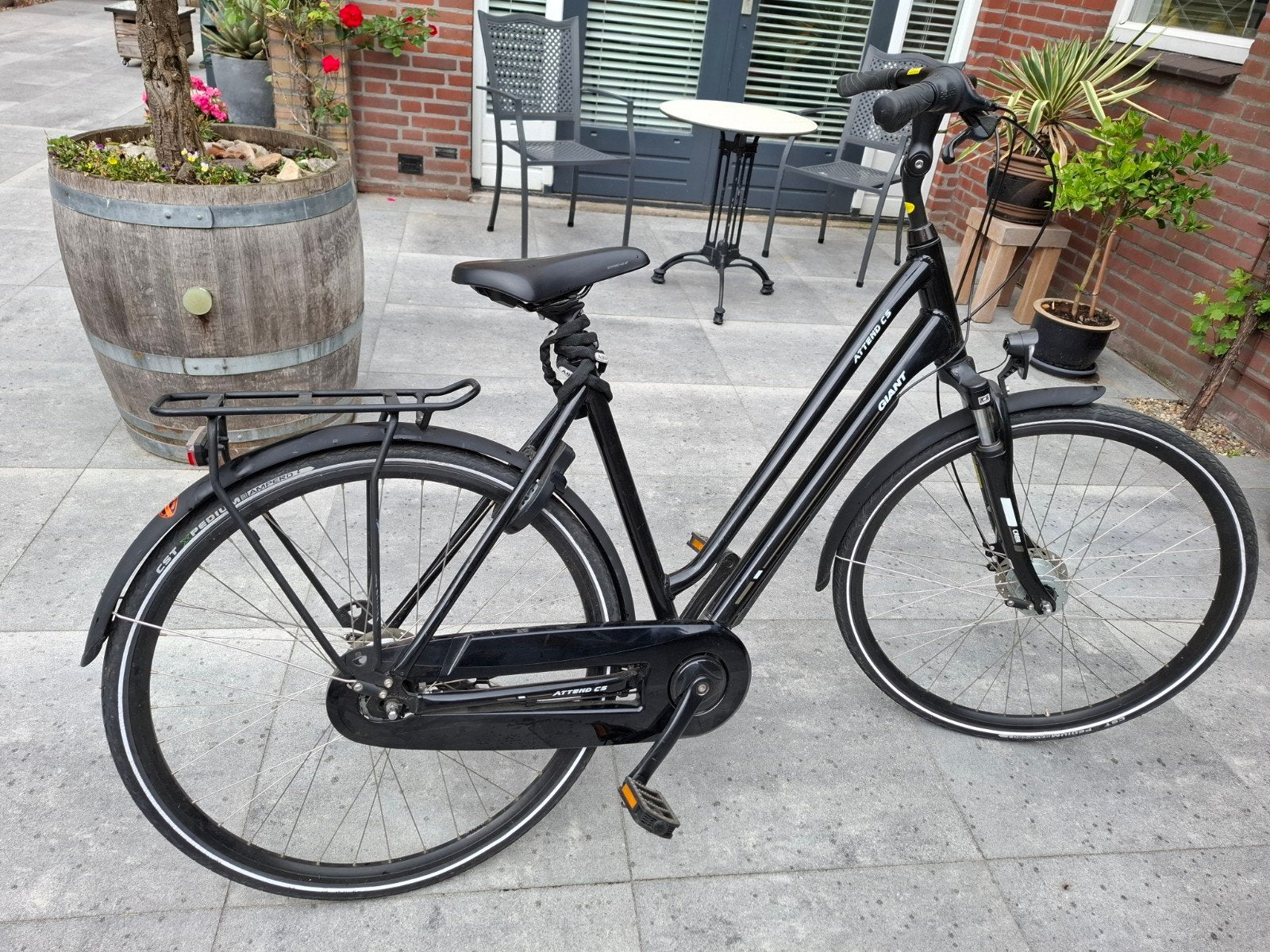 Giant Attend CS Damesfiets - Zo goed als nieuw, Velgrem, Versnellingen, Zo goed als nieuw, 50 tot 53 cm
