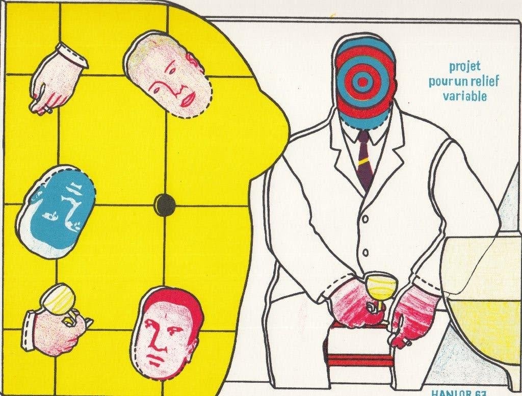Hanlor (Hannelore) Litho 1967 De Nieuwe Figuratie, Ophalen of Verzenden, Personages en Fantasiefiguren, Lithografie