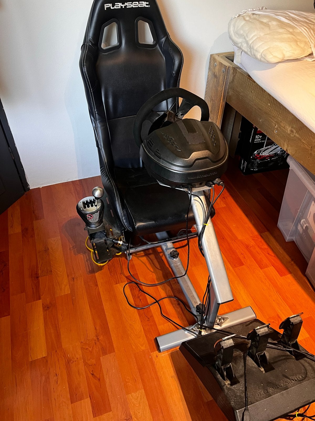 Playseat met Thrustmaster T300RS GT, Ophalen, Overige merken, Gebruikt