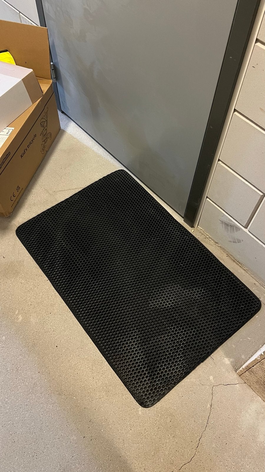 Grote kattenbak mat, Ophalen, Gebruikt