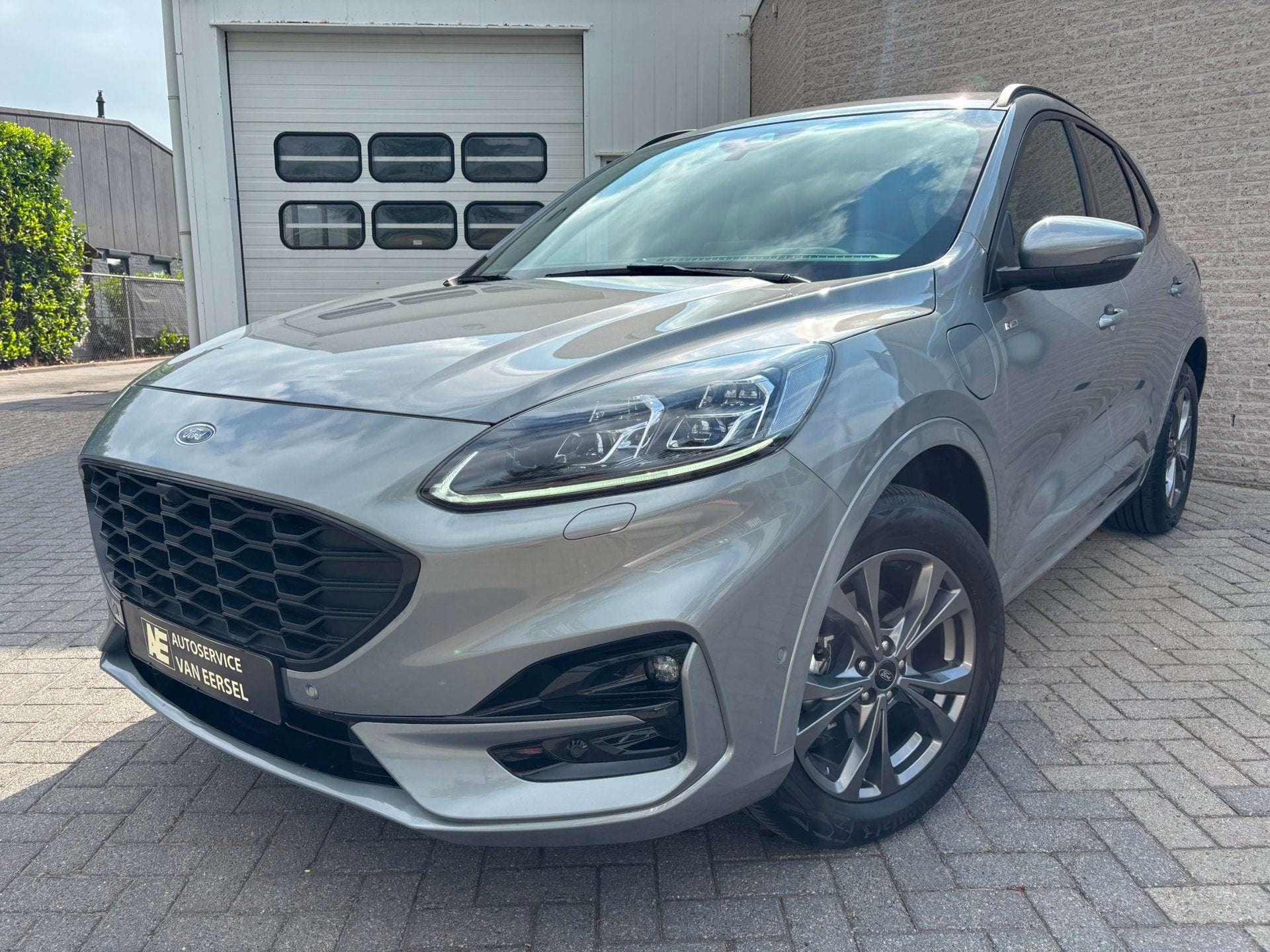 Ford Kuga 2.5 PHEV ST-Line X Nordic PHEV / ELEKTR. KLEP / WI, Auto's, Stof, Gebruikt, Zwart, 4 cilinders