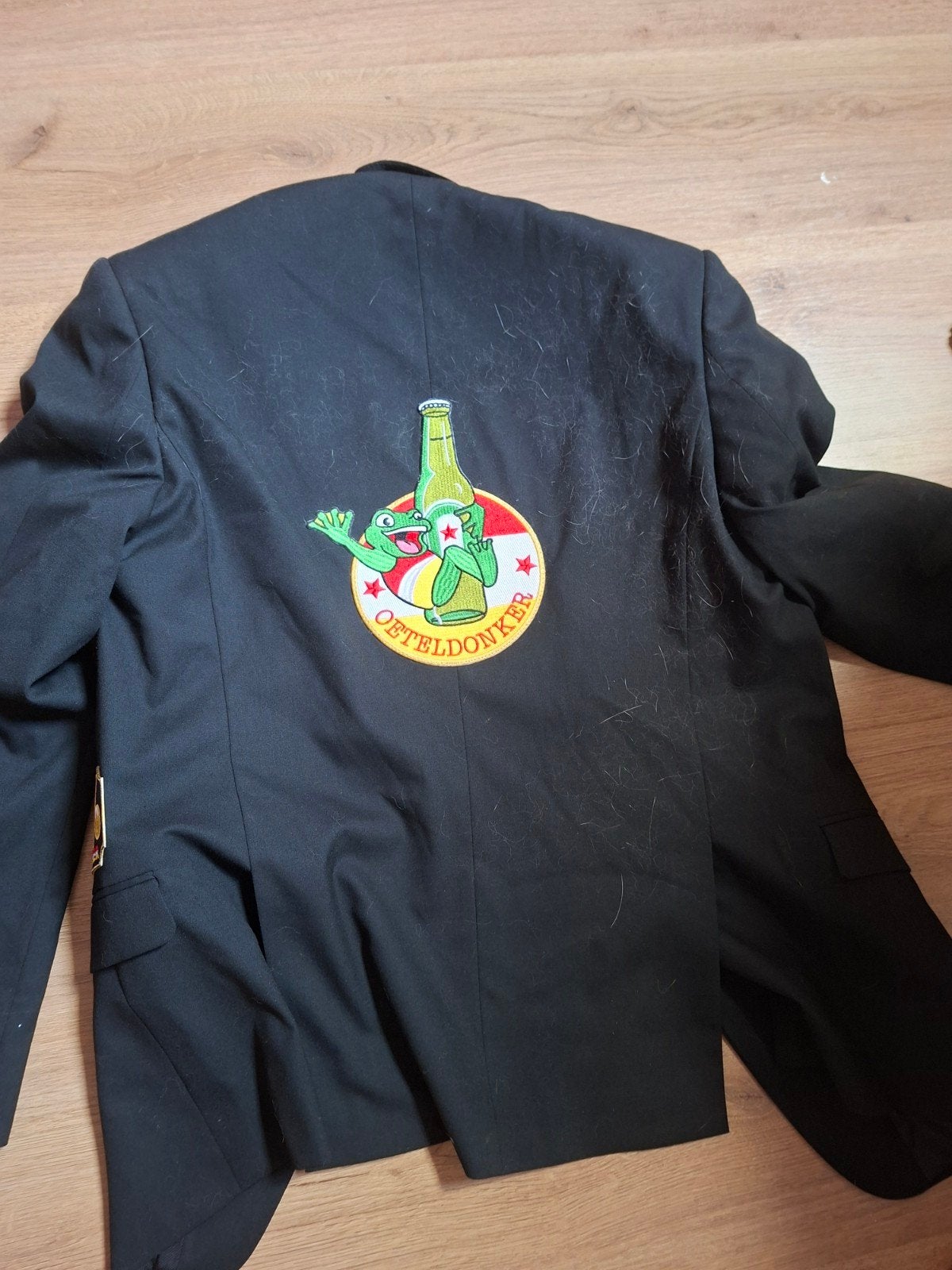 Carnavalsjasje Mexx met Oeteldonk emblemen, Mexx, Carnaval, Overige maten, Ophalen of Verzenden