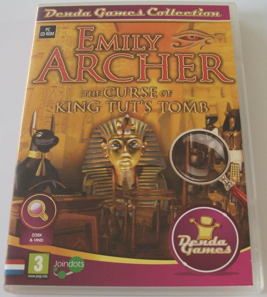 PC Game *** EMILY ARCHER *** The Curse of King Tut's Tomb, Spelcomputers en Games, Games | Pc, Puzzel en Educatief, 1 speler, Ophalen of Verzenden