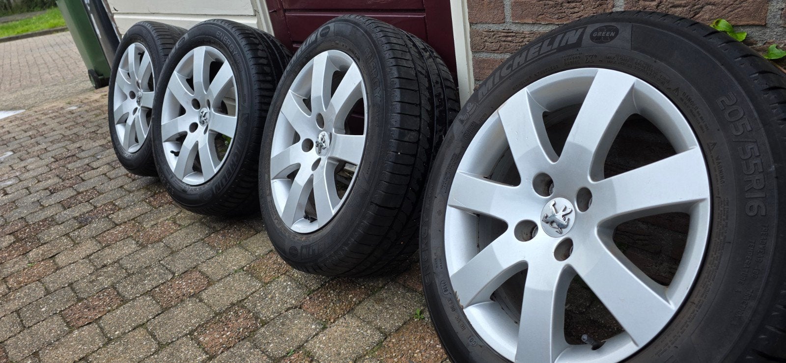 zomerbanden met velgen, Ophalen