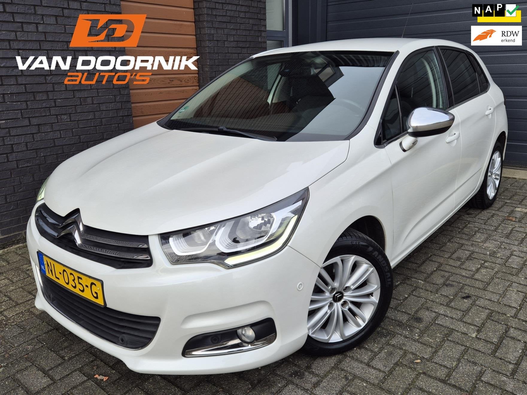 Citroen C4 1.2 PureTech Feel Collection 131PK/1e Eigenaar/De, Auto's, Dealer onderhouden, Stof, Euro 6, 1199 cc
