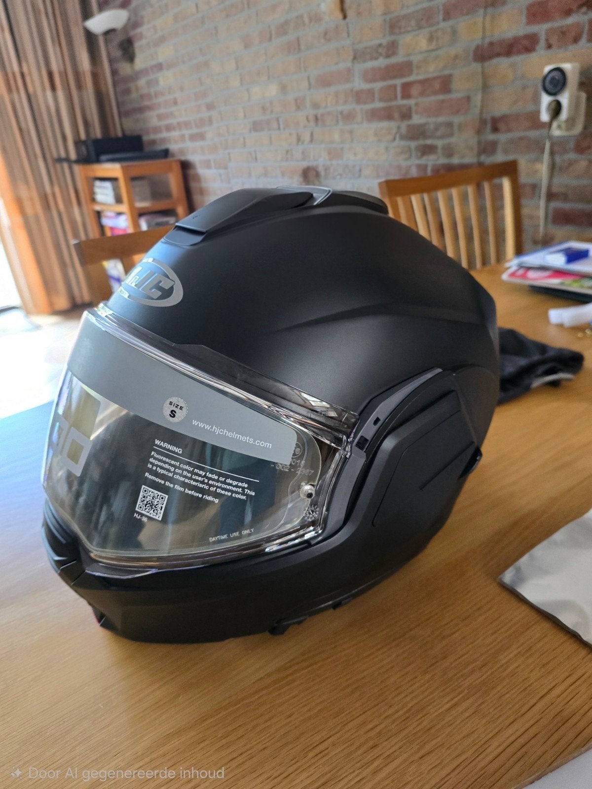 Nieuwe HJC i100 Systeemhelm Maat S met Pinlock, Motoren, Ophalen, Systeemhelm, HJC, Nieuw zonder kaartje