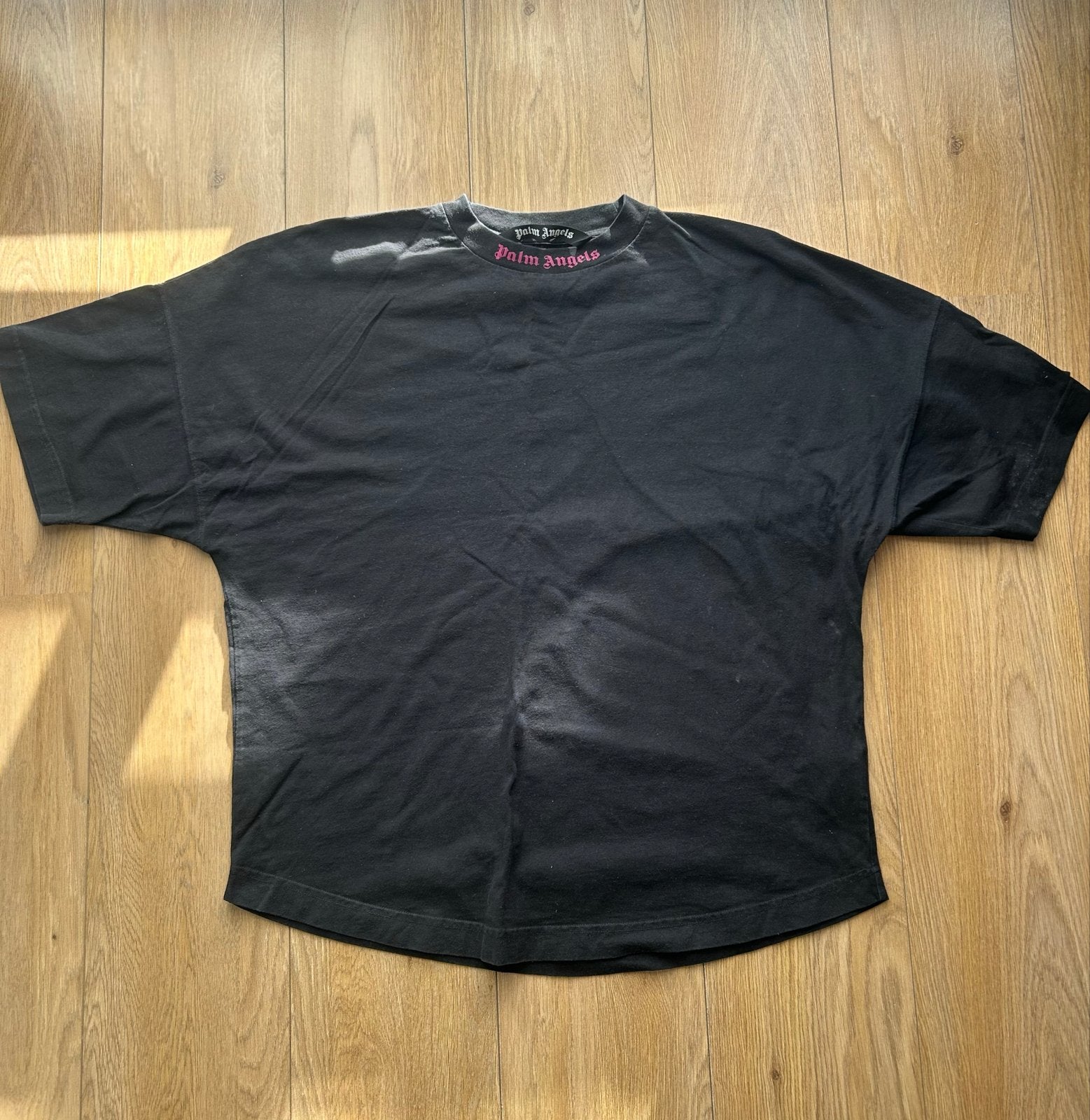 Originel Palm Angels T-shirt Zwart Maat L, Ophalen of Verzenden, Gedragen, Maat 52/54 (L), Zwart