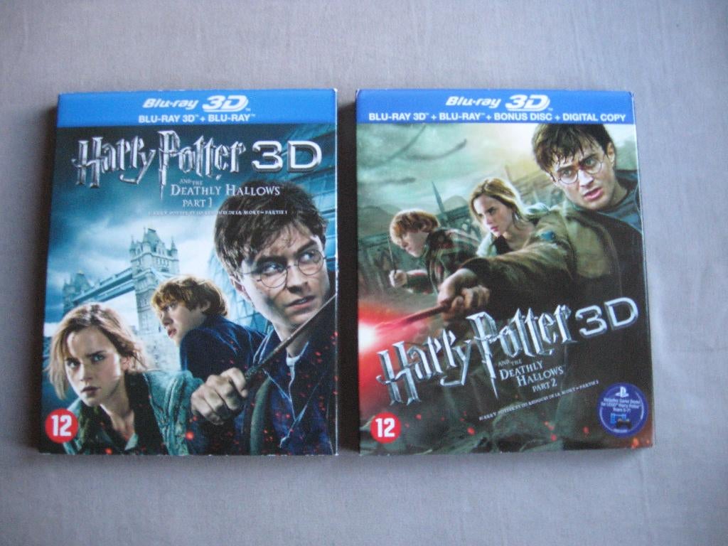 Blu-Ray 3D (+ Blu-Ray) Harry Potter and Deathly Hallows 1&2, Cd's en Dvd's, Blu-ray, Ophalen of Verzenden, Zo goed als nieuw, Boxset