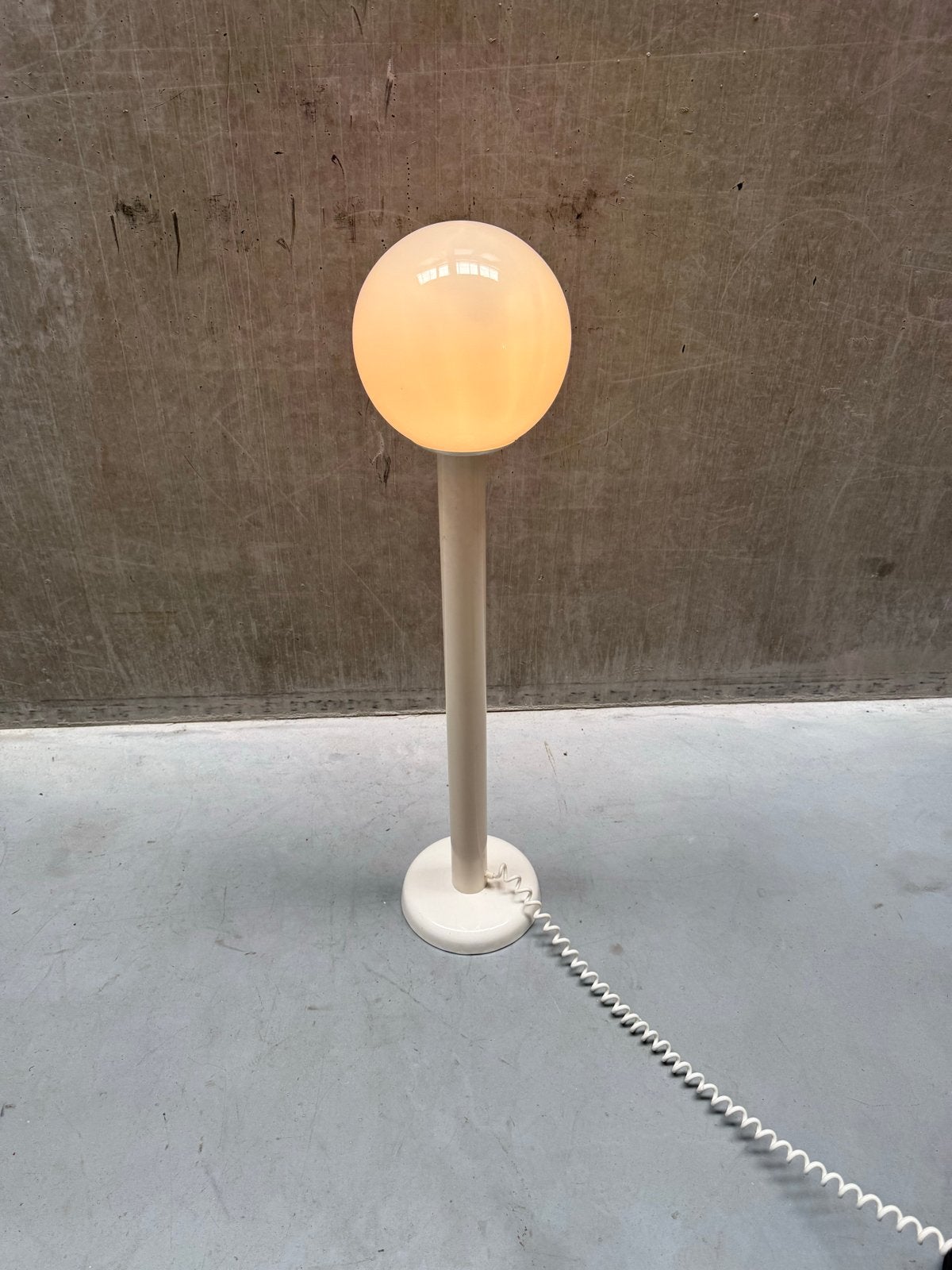 Space Age futuristische staande lamp Woja Holland, Gebruikt, 100 tot 150 cm, X, Metaal