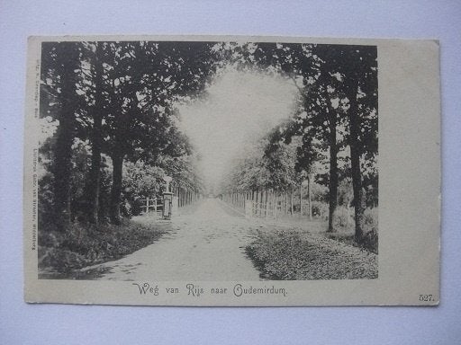 P333 Weg van Rijs naar Oudemirdum, Verzenden, Voor 1920, Ongelopen, Friesland
