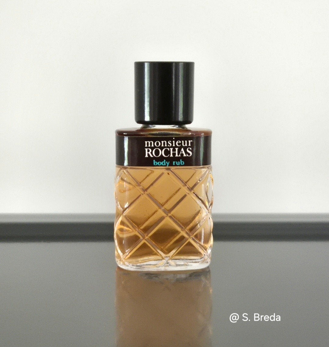 Rochas - Monsieur Rochas body rub aftershave miniatuur, Ophalen of Verzenden, Miniatuur, Gevuld
