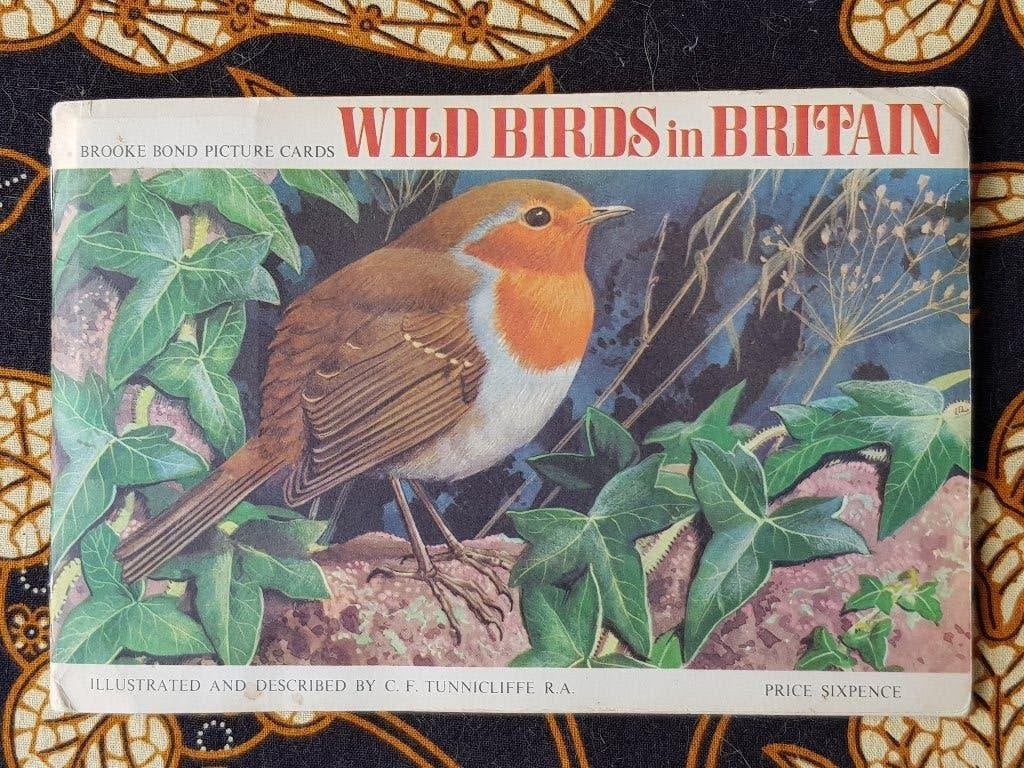 Wilde vogels oud Engels album met Brooke Bond theeplaatjes., Ophalen of Verzenden