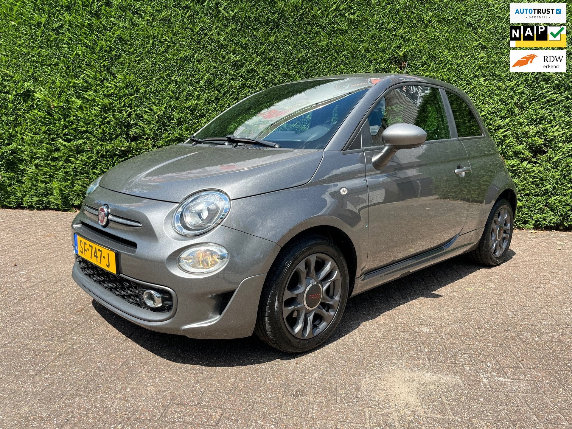 Fiat 500 0.9 TwinAir Turbo Sport, Apple-carplay, Airco, Crui, Voorwielaandrijving, Gebruikt, Euro 6, 905 kg