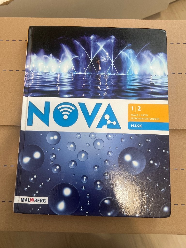 NOVA Nask 1|2 HAVO/VWO leeropdrachtenboek Malmberg, Boeken, Gelezen, Natuurkunde, K. Kappers, L. Schatorje, HAVO