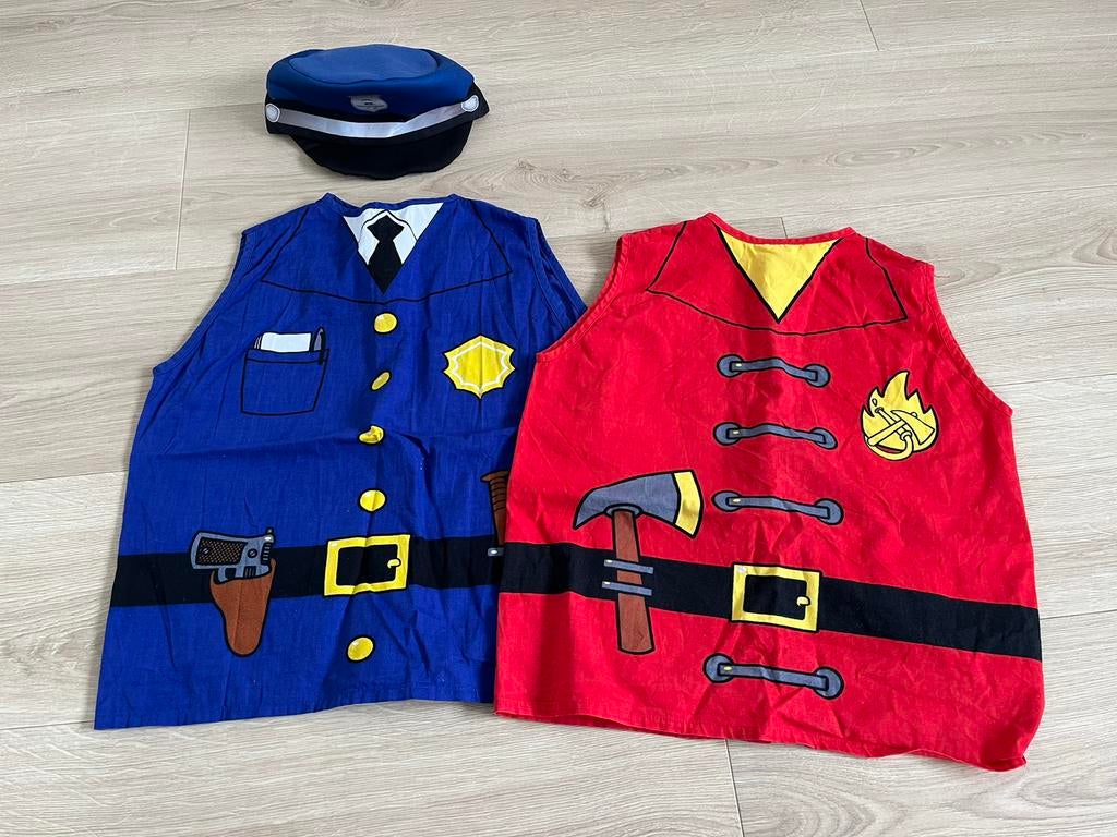 Verkleedspullen politie en brandweer, Ophalen of Verzenden, Gebruikt, 104 of kleiner, Jongen of Meisje