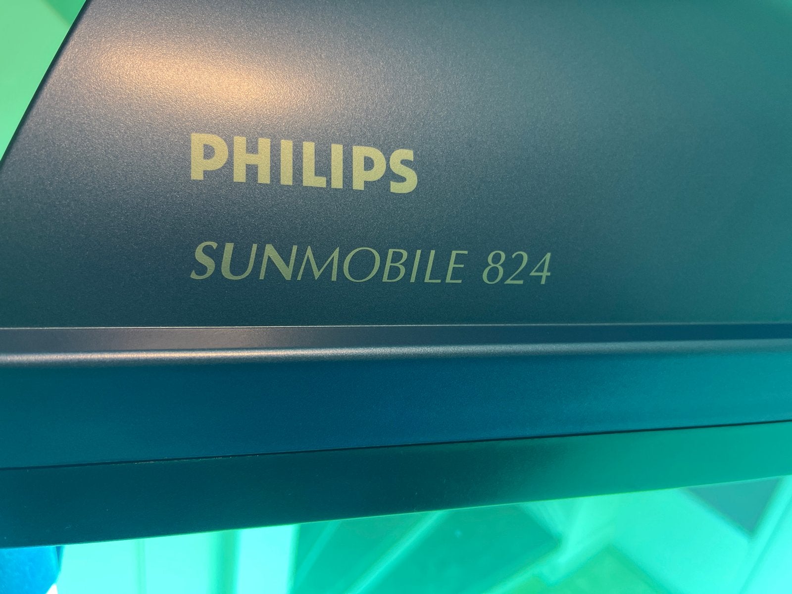 Philips Sunmobile 824 Zonnebank - Zo goed als nieuw, Ophalen, Zo goed als nieuw, Zonnebank enkelzijdig, Minder dan 10 lampen