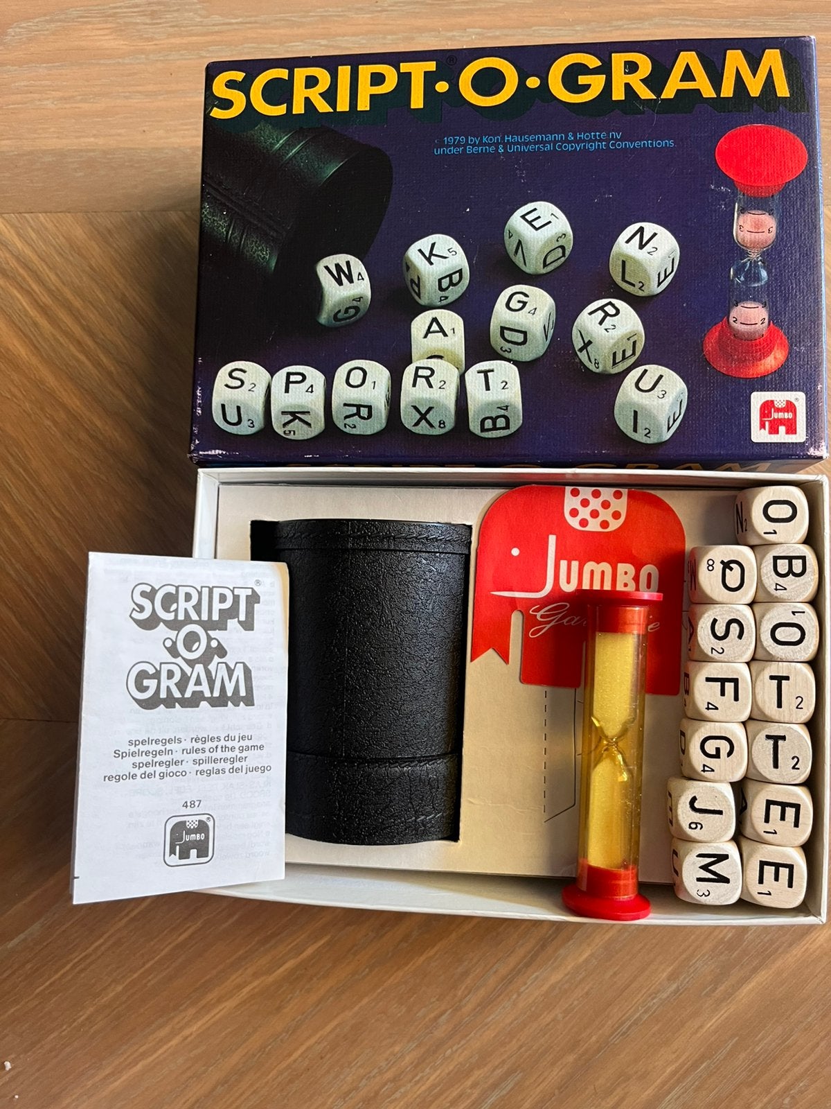 Script o Gram spel, Ophalen, Zo goed als nieuw