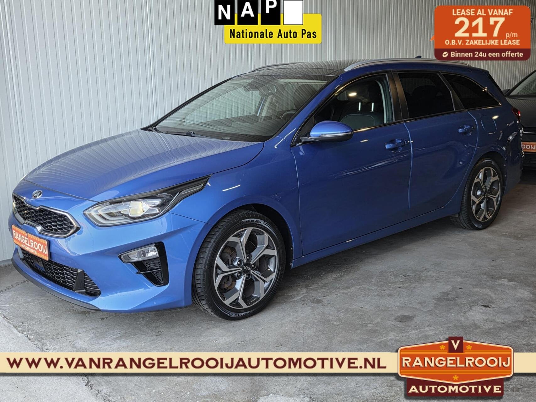 Kia Ceed Sportswagon 1.0 T-GDi ExecutiveLine, pano, leer, LE, Auto's, Voorwielaandrijving, Gebruikt, Euro 6, Blauw