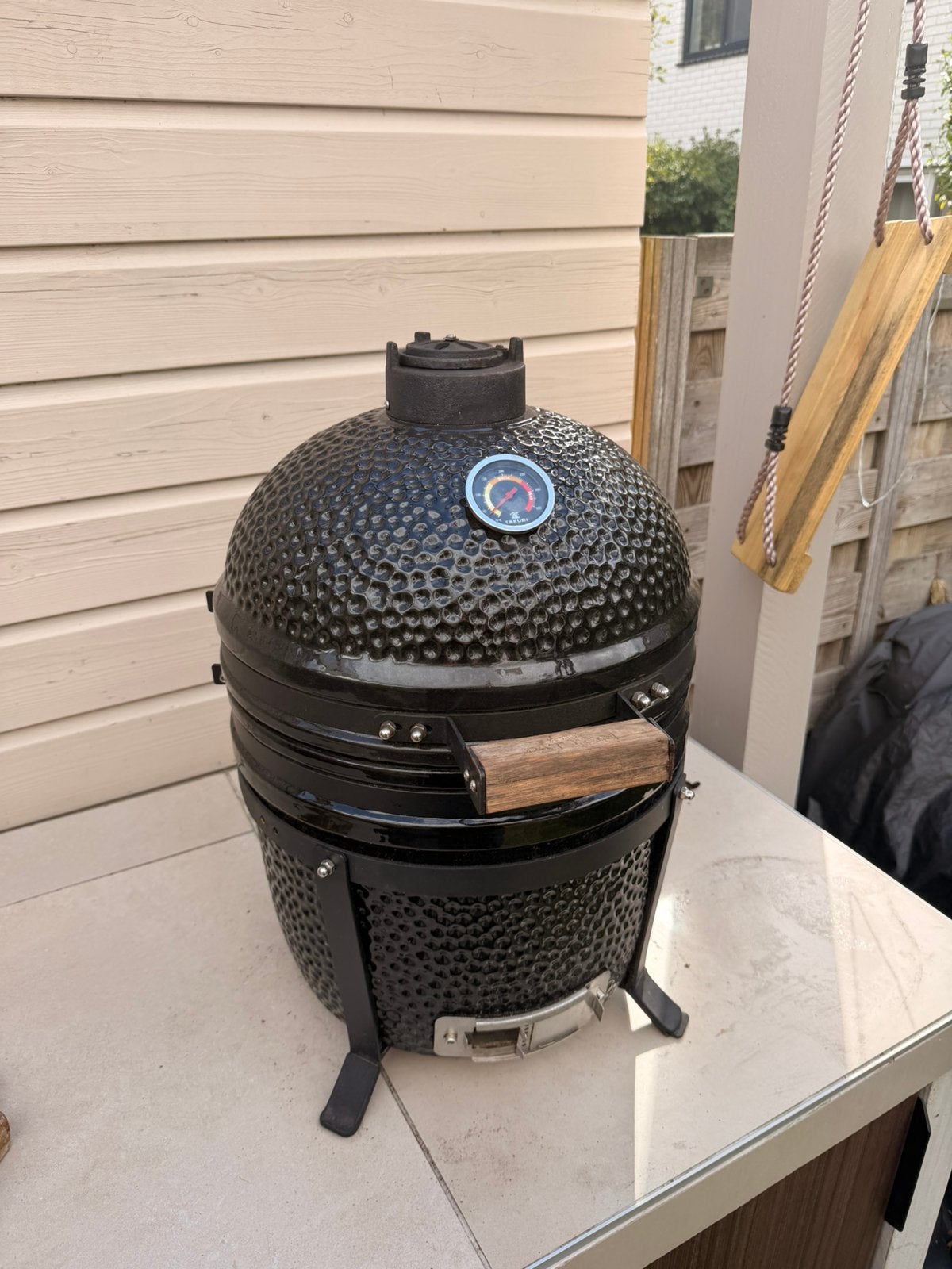Patton 15 inch kamado, Ophalen, Gebruikt, Met accessoires