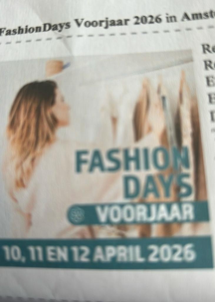 Fashion Days kaarten voor de vrijdag 10 april 8 € p.s., Tickets en Kaartjes, Twee personen